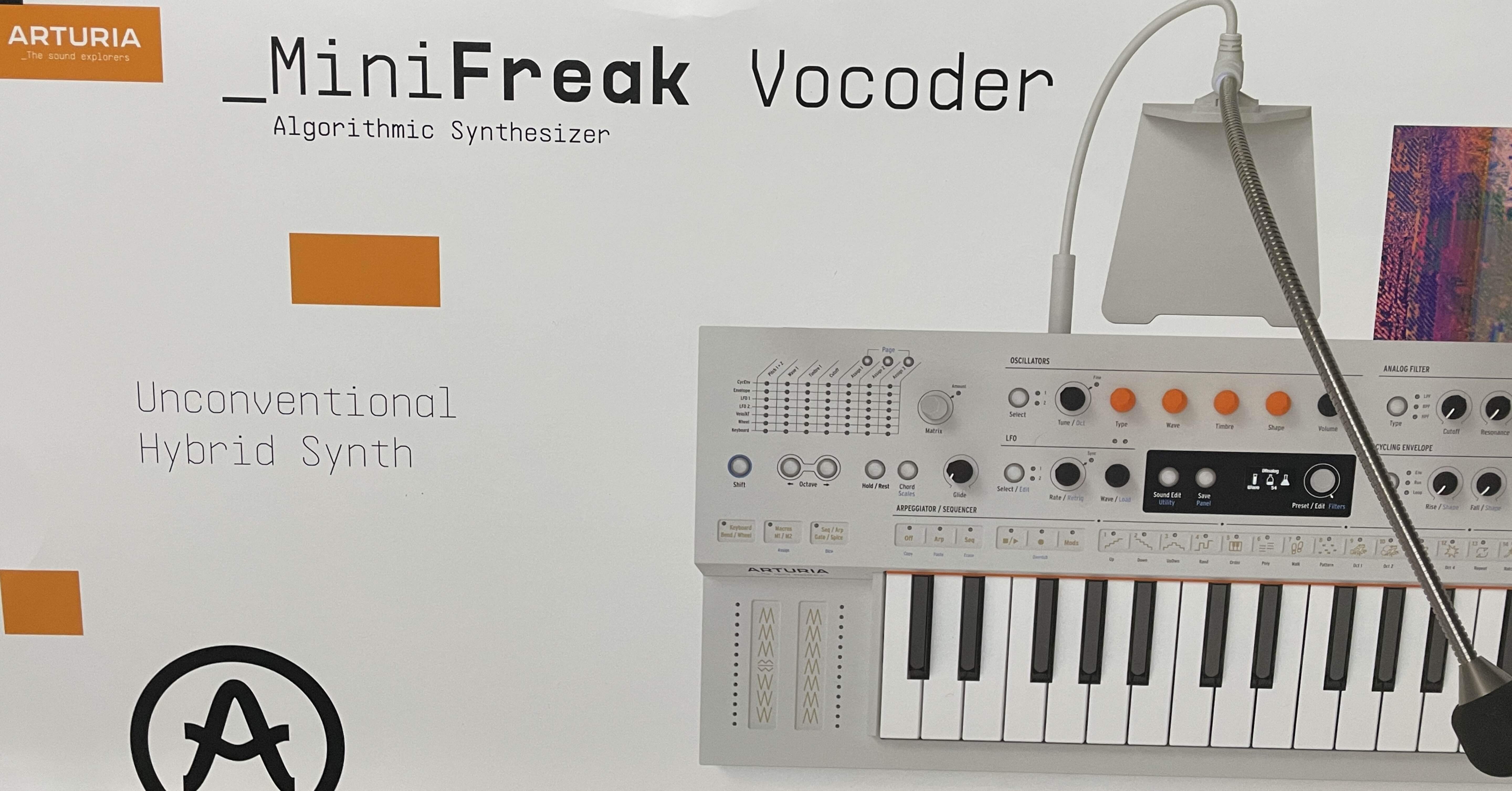 シンセサイザー】ARTURIA MINIFREAK｜misutrax