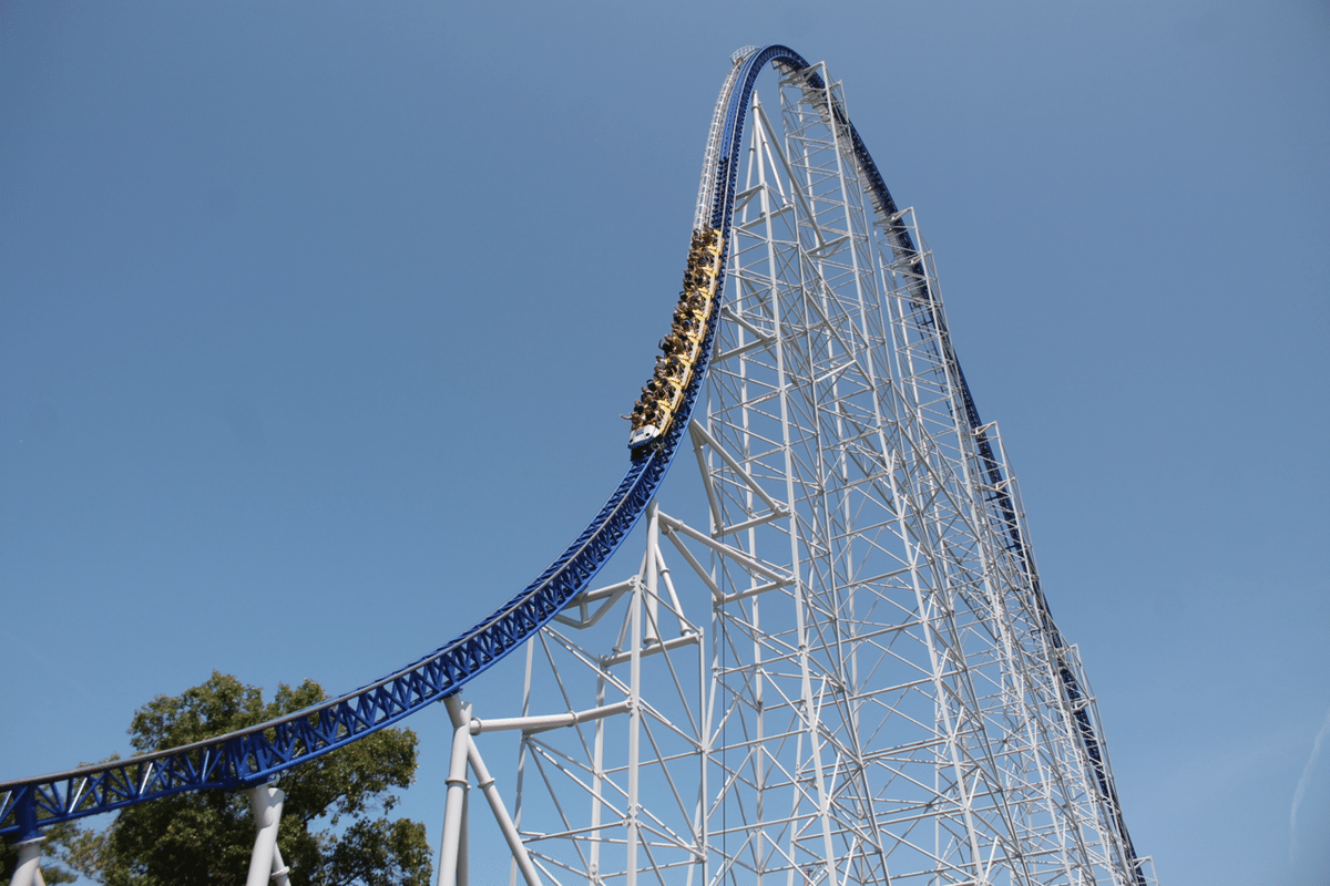 Cedar Point】Millennium Force@乗車レポート｜絶叫ぶらり旅@ゆ-き/U.227