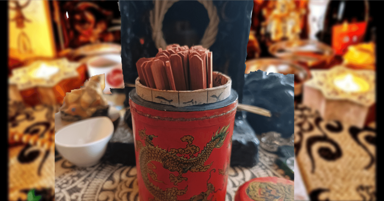 関帝霊籤 道教仏教神仏習合元三大師観音御籤宿星占星術