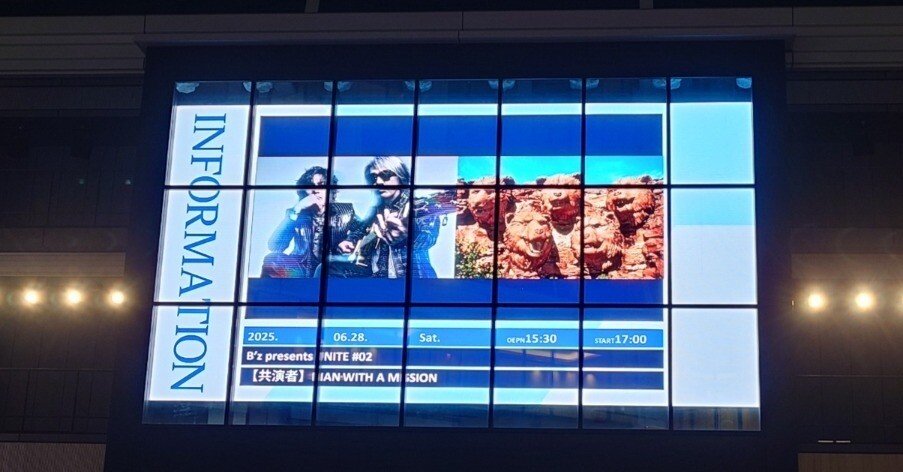 B'z】B'z presents UNITE #02 Day3_MAN WITH A MISSION/Kアリーナ横浜_