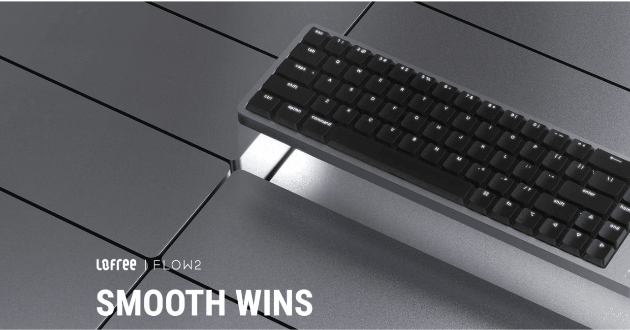 【新品未開封】Lofree Flow2 84 ホワイト Void switch Flow84, the Smoothest Mechanical Keyboard