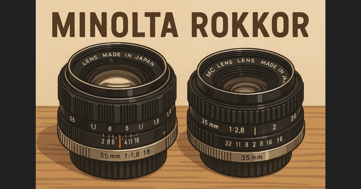 ミノルタ単焦点レンズ 1:1.8 f=55mm オールドレンズ オールド