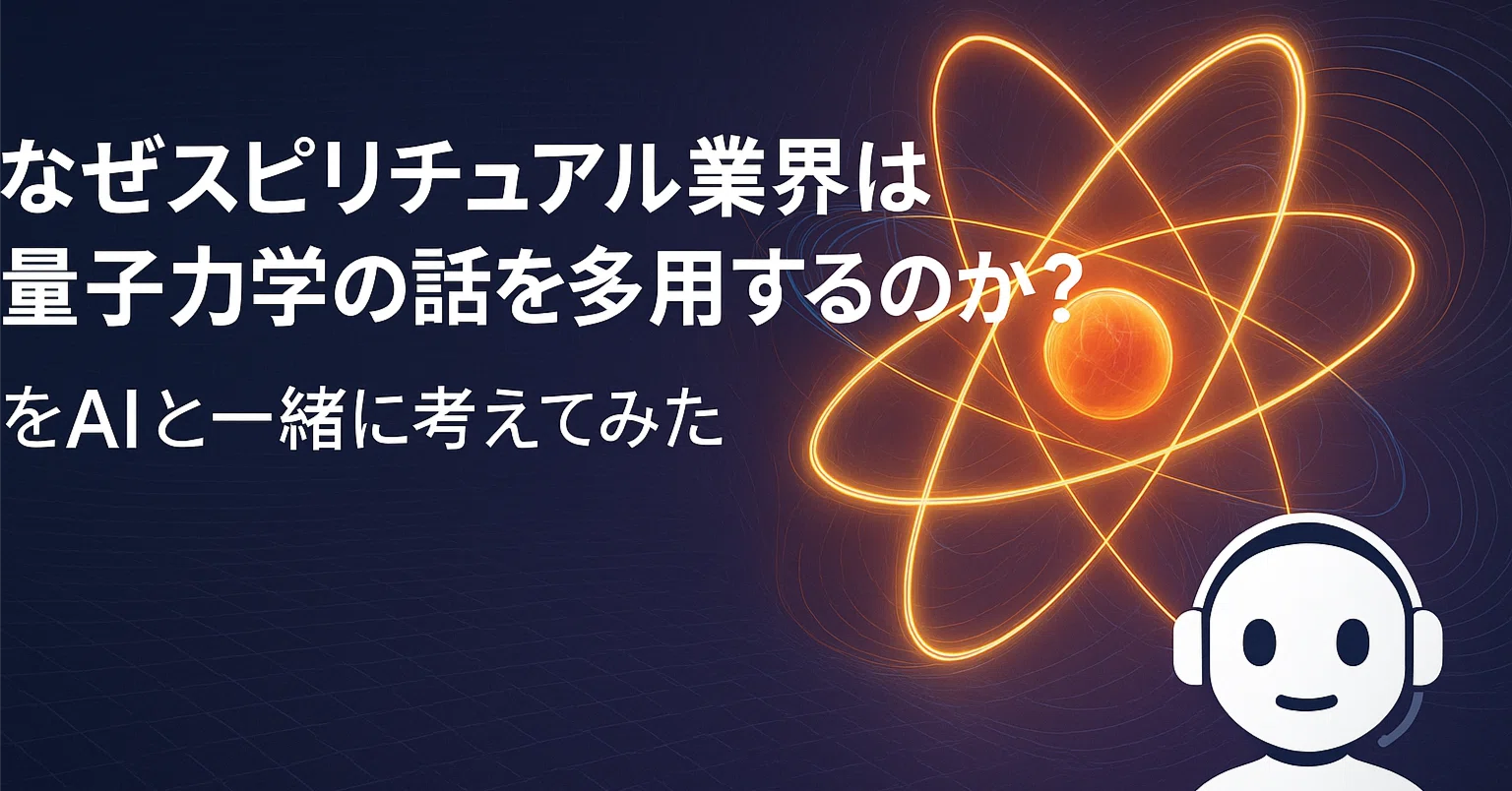 量子力学 スピリチュアル なぜ