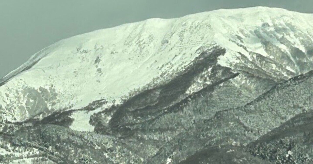 油絵冠雪伊吹山 梅村 徹 「冠雪 伊吹山」 油彩6号 - 一枚の繪オンラインショップ
