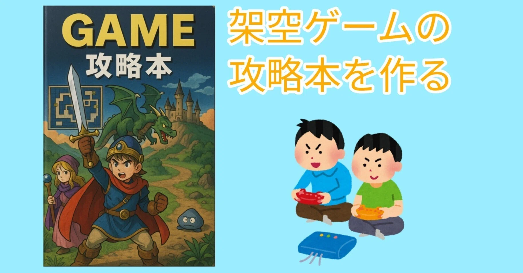 架空ゲームの攻略本が200Pを超える想定で完成できるか心配になっ