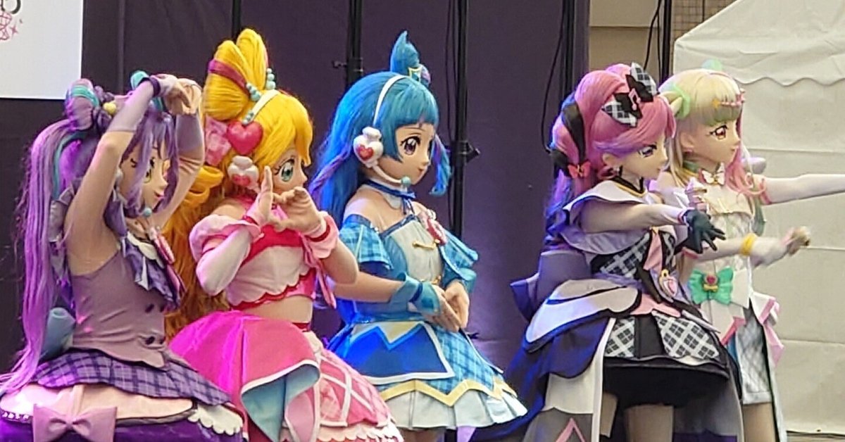 キュアズキューンとキュアキッスのお披露目行ってきました。｜大翔