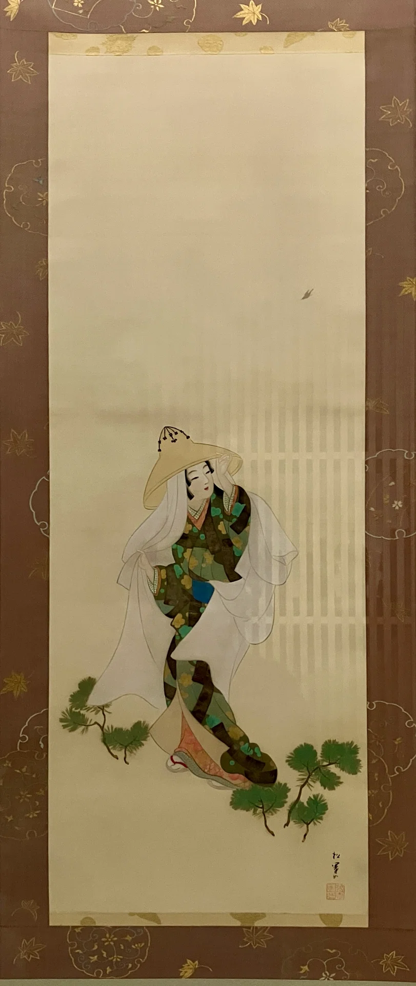 上村松園展と水墨画「青空」｜shiho