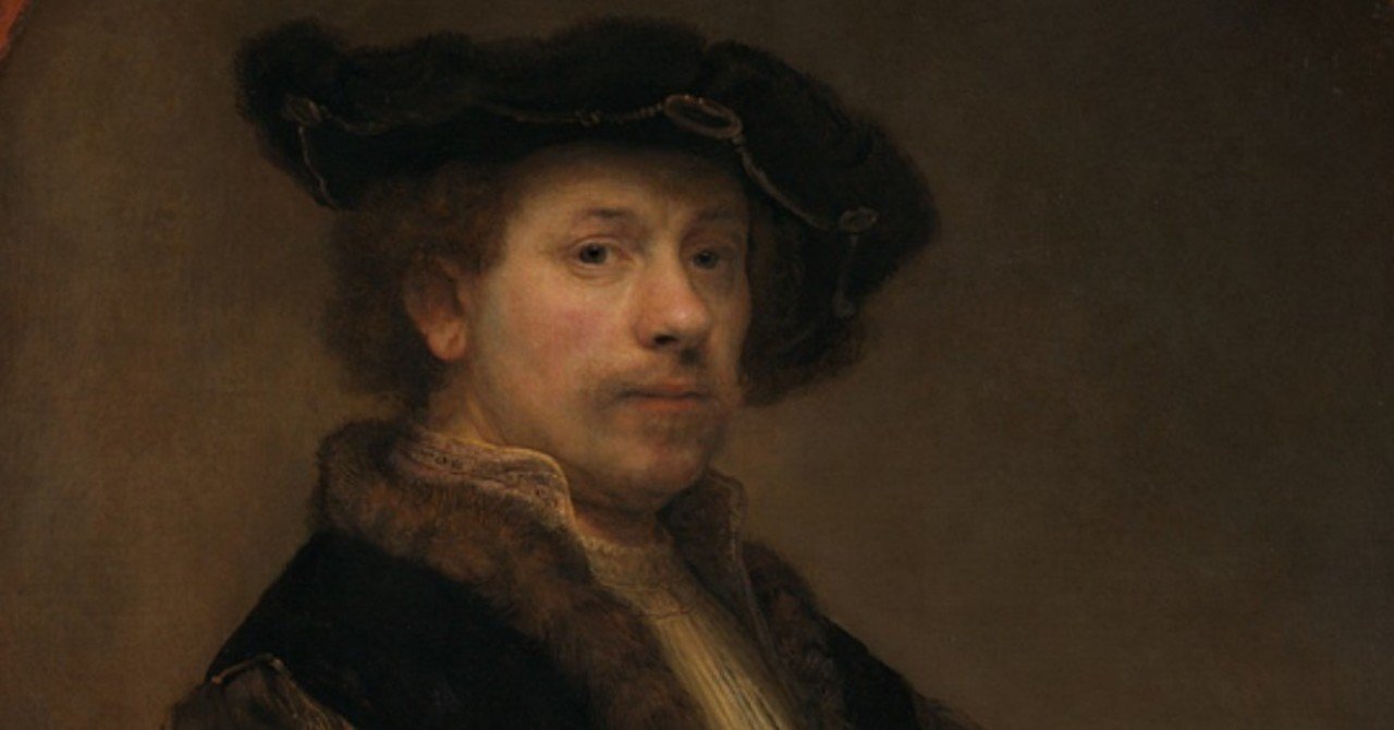 Art｜レンブラント《34歳の自画像》 イケてる時代の記念品｜江六前一郎