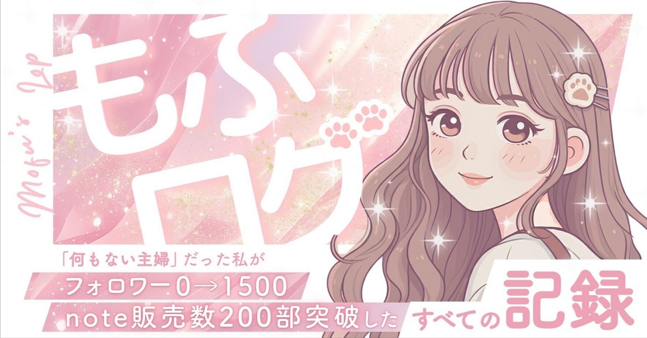 なな（購入前にプロフお願いします） 何もない主婦」がフォロワー1500人、noteの総販売数200部を突破
