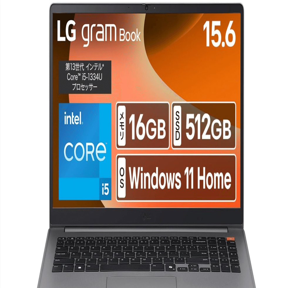 LG gram Book 15インチ徹底解説：AI活用時代の軽量ノートパソコン