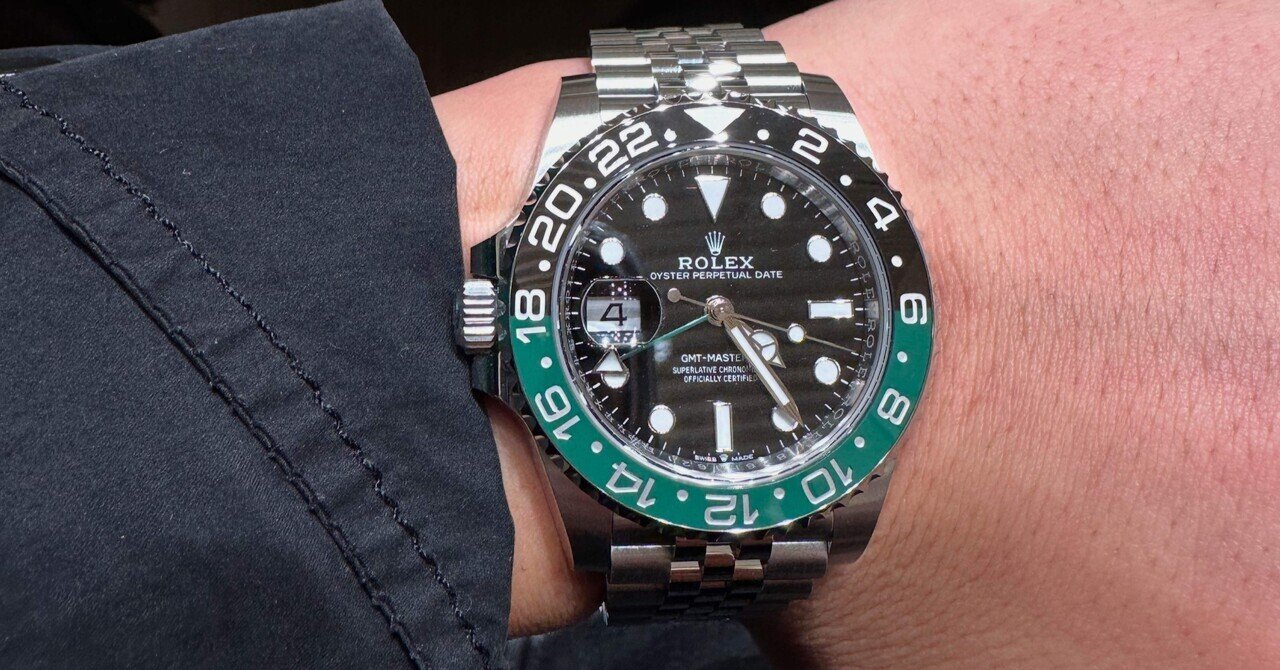 📸正規店で買えたGMTマスターⅡ｜黒緑ジュビリー｜てちを@ロレックス