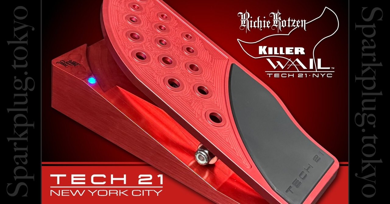 vitaliartのページです。 TECH21】光センサー採用のKiller Wailワウよりリッチー