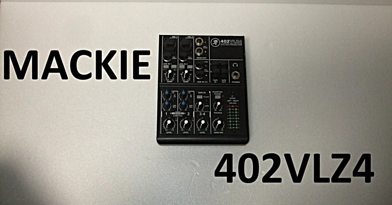MACKIE アナログミキサー(402VLZ4)|モメドラム MACKIE アナログミキサー(402VLZ4)|モメドラム