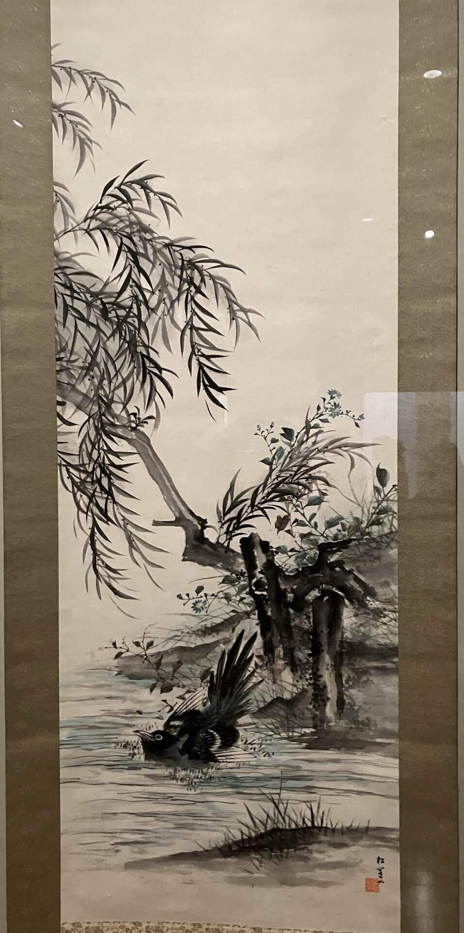 上村松園展と水墨画「青空」｜shiho