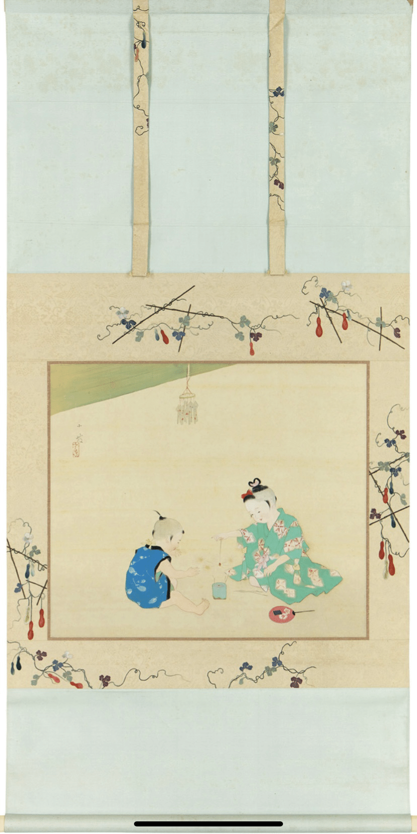 縁あってめぐりあった一幅 ― 伊藤小坡《線香花火》のこと