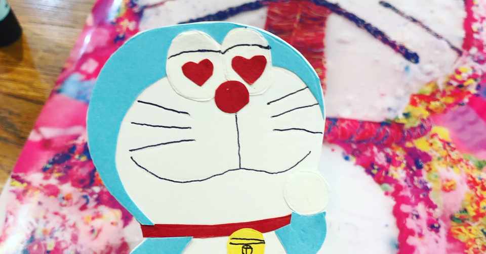 壁面飾り作ってみた ドラえもん Yagi0309 Note