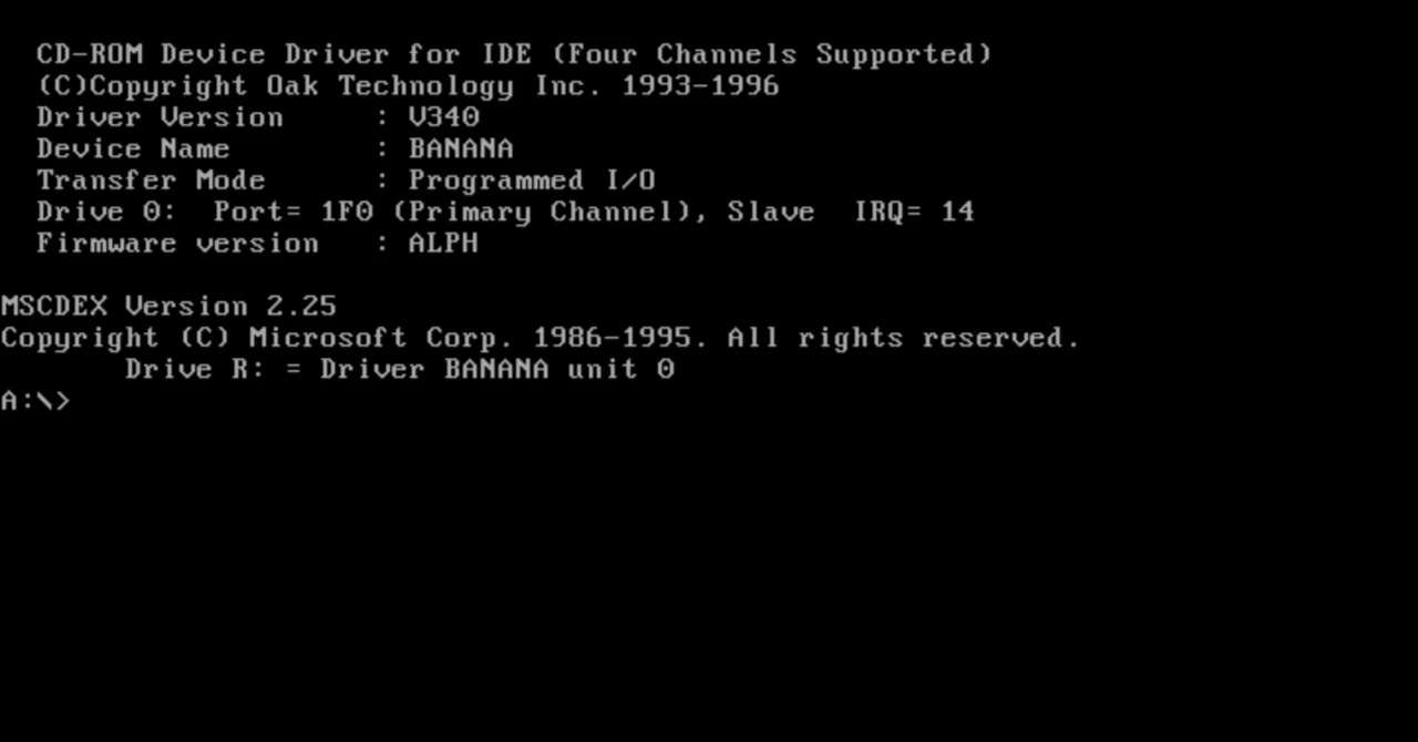 DOS時代のCD-ROM｜kzn