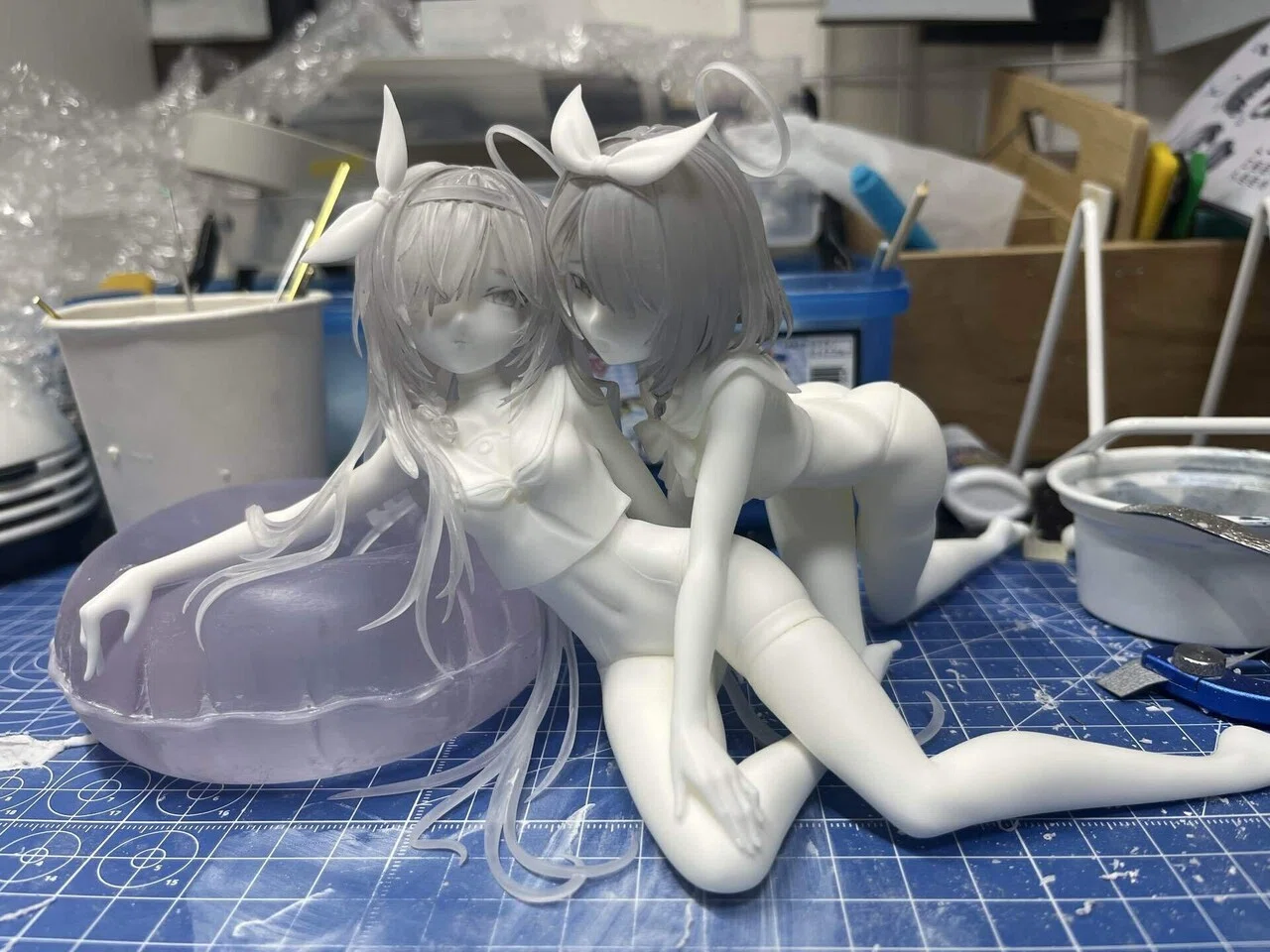 ブルーアーカイブ アロナ＆プラナ（水着） 制作｜お茶漬け