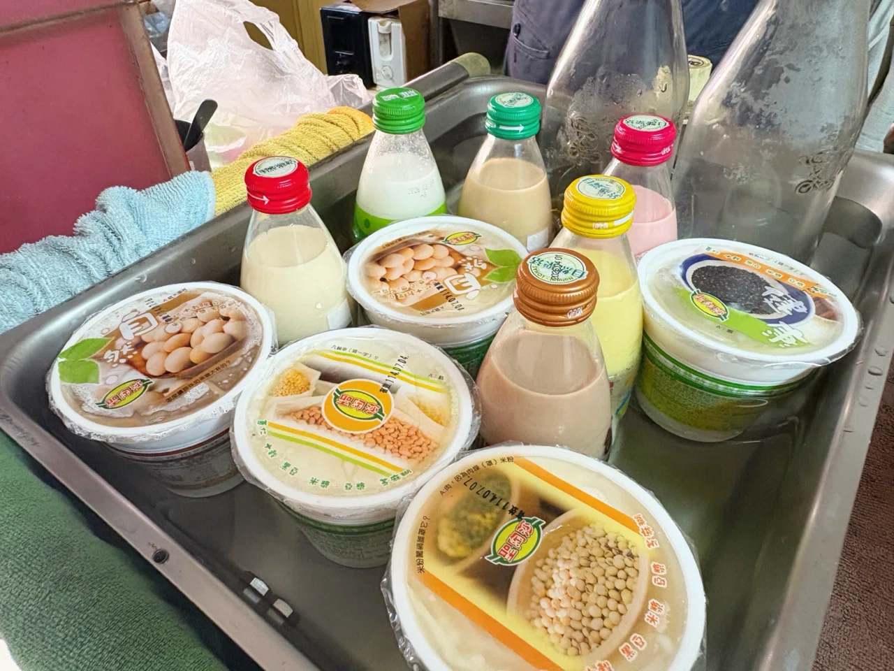 台湾旅行記【麦可早餐】中山区 台湾式サンドイッチ 緑豆スムージー #22