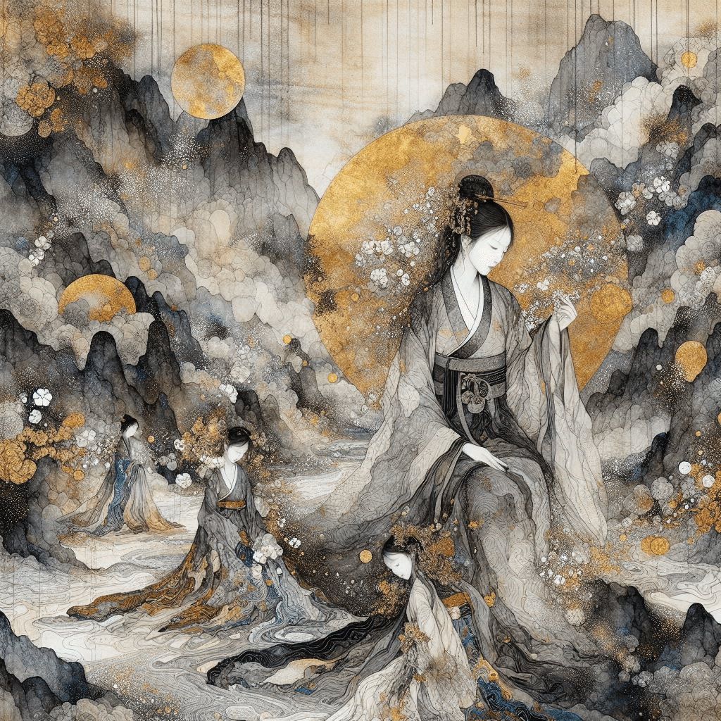 ミン・ジョンギ（민정기, Minjung Kim)の絵画にヒントを得た