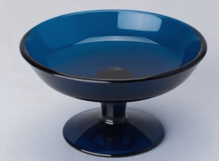 瑠璃硝子　鼻炎壺　藍彩 武士　時代物 瑠璃硝子 鼻炎壺 藍彩 武士 時代物