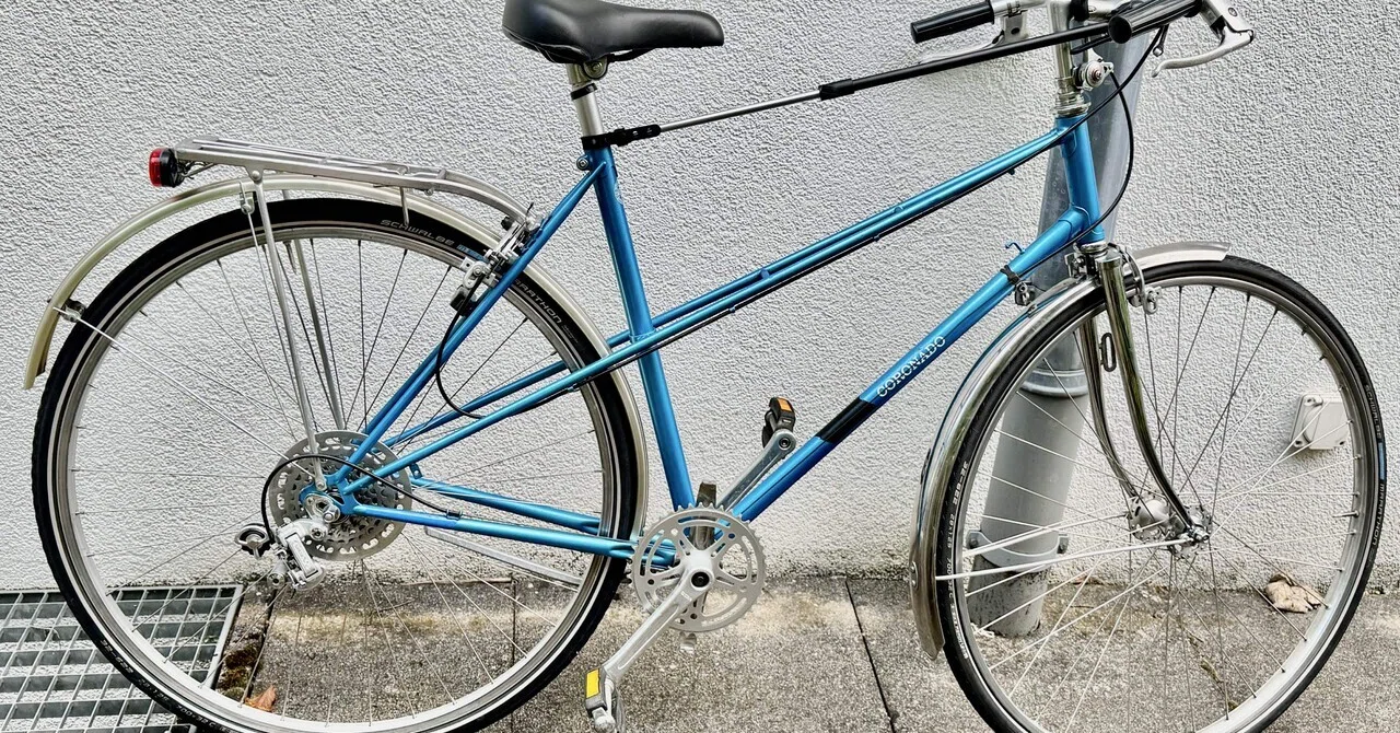 80年代の青いミキストバイクのレストア①｜空色チャリ