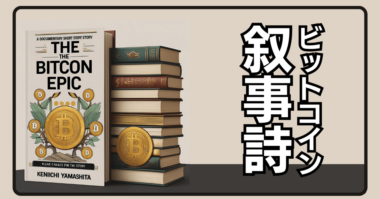 ビットコイン叙事詩｜ドキュメンタリー小説｜山下健一【Web3とFinTechの専門家】