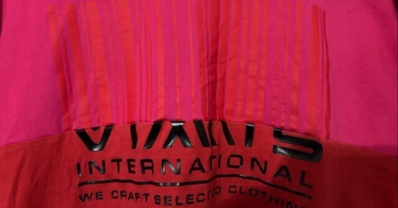 ver.25 【ヴェトモン VETEMENTS VTMNTS 】 切替トップス ピンク