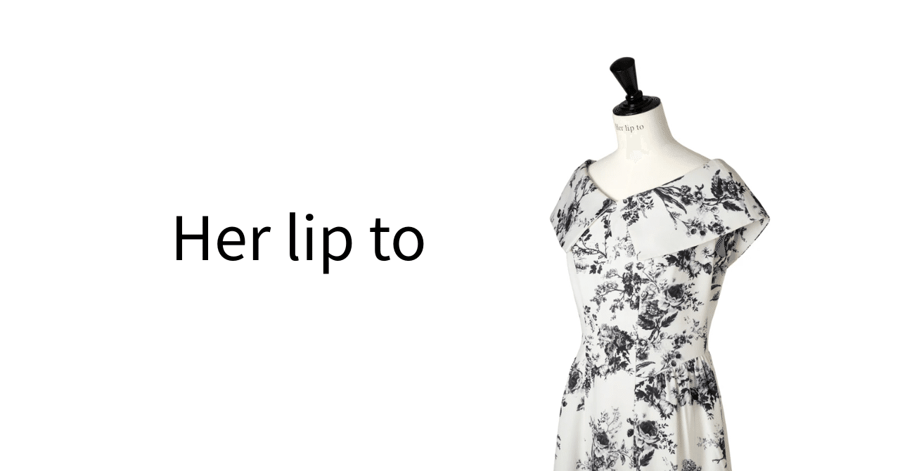 Secret Garden Midi Dress（ワンピース）｜Her lip to（ハー