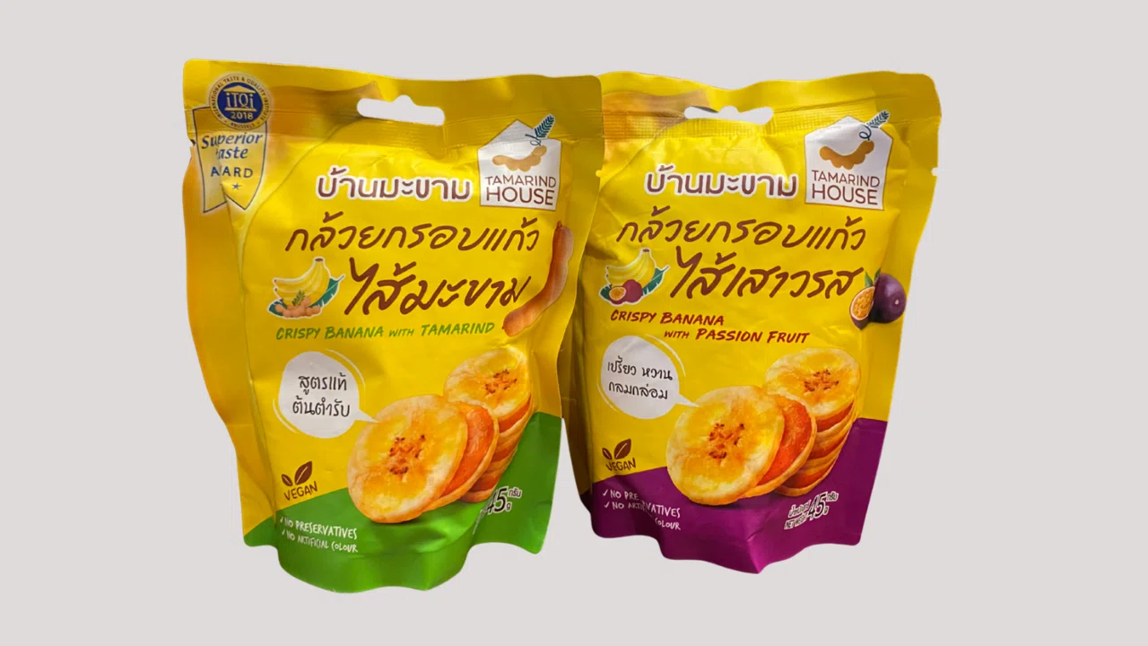miwa バナナチップス　パッションフルーツ 45g 30個 タイ限定】まるで日本!? ワンバンコクのツルハで出会った甘酸っぱ系