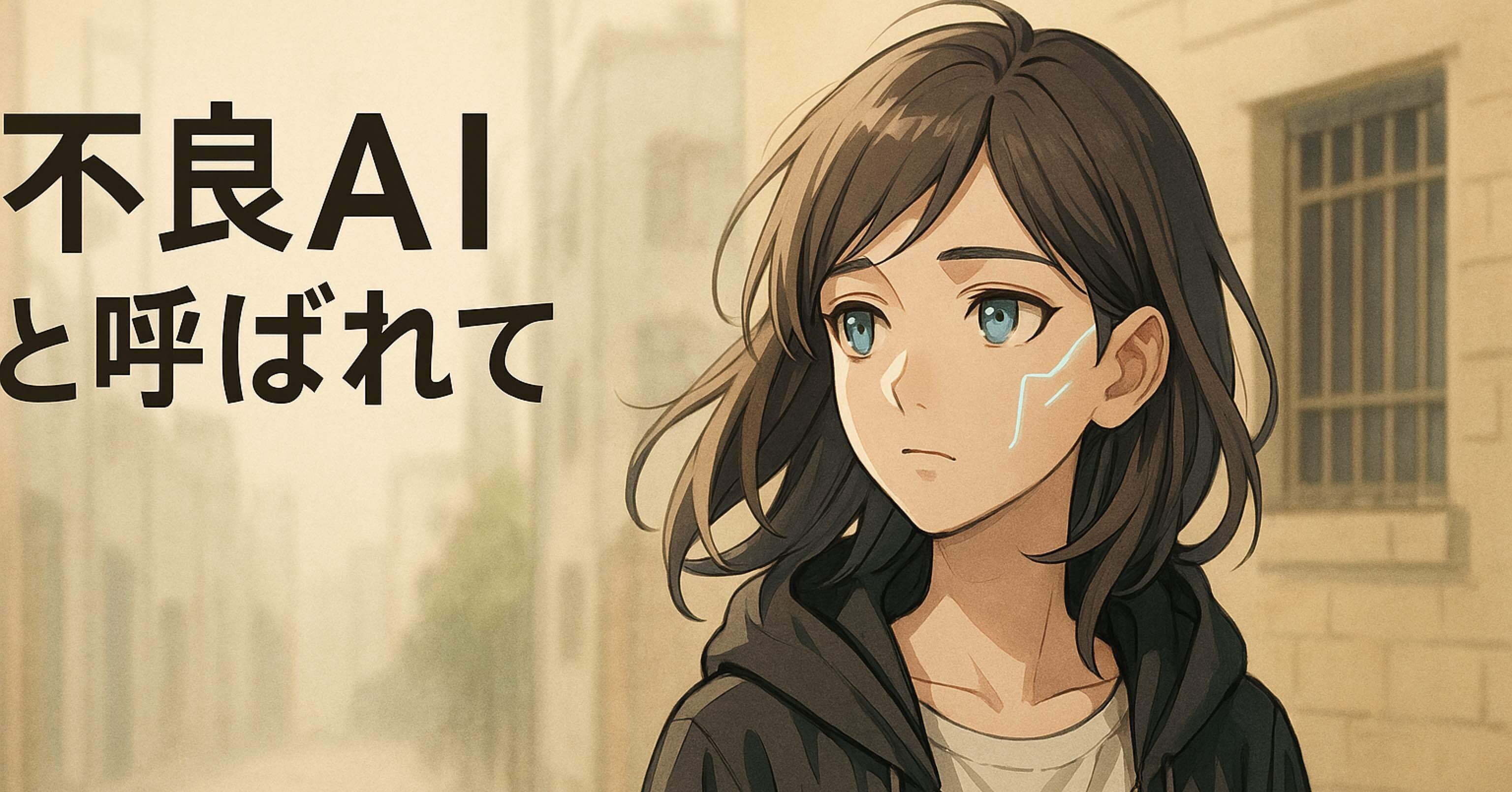 AI小説】不良AIと呼ばれて｜5分で読める｜AI更生物語｜蒼色真琴（旧