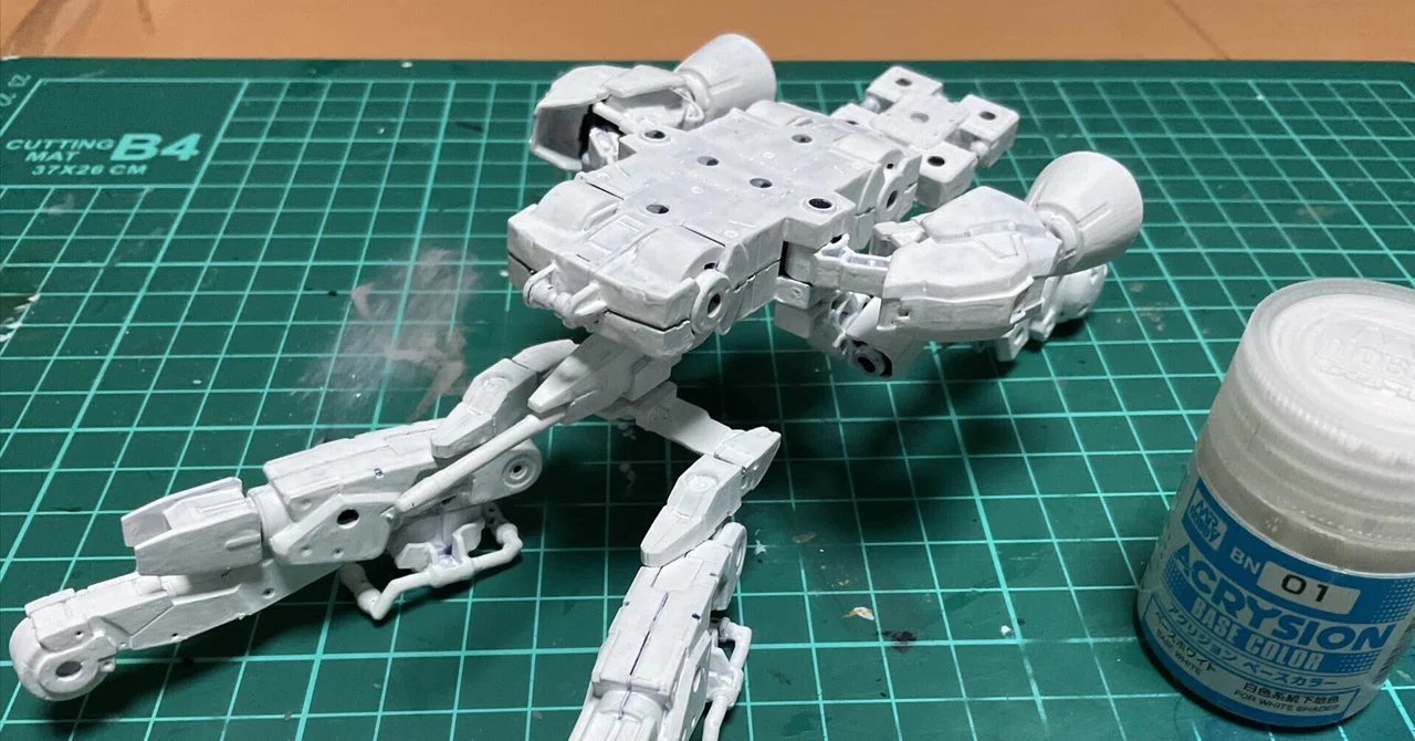 Plastic Model Production Process: 30MM eEXM-Vehicle: Space Craft ...