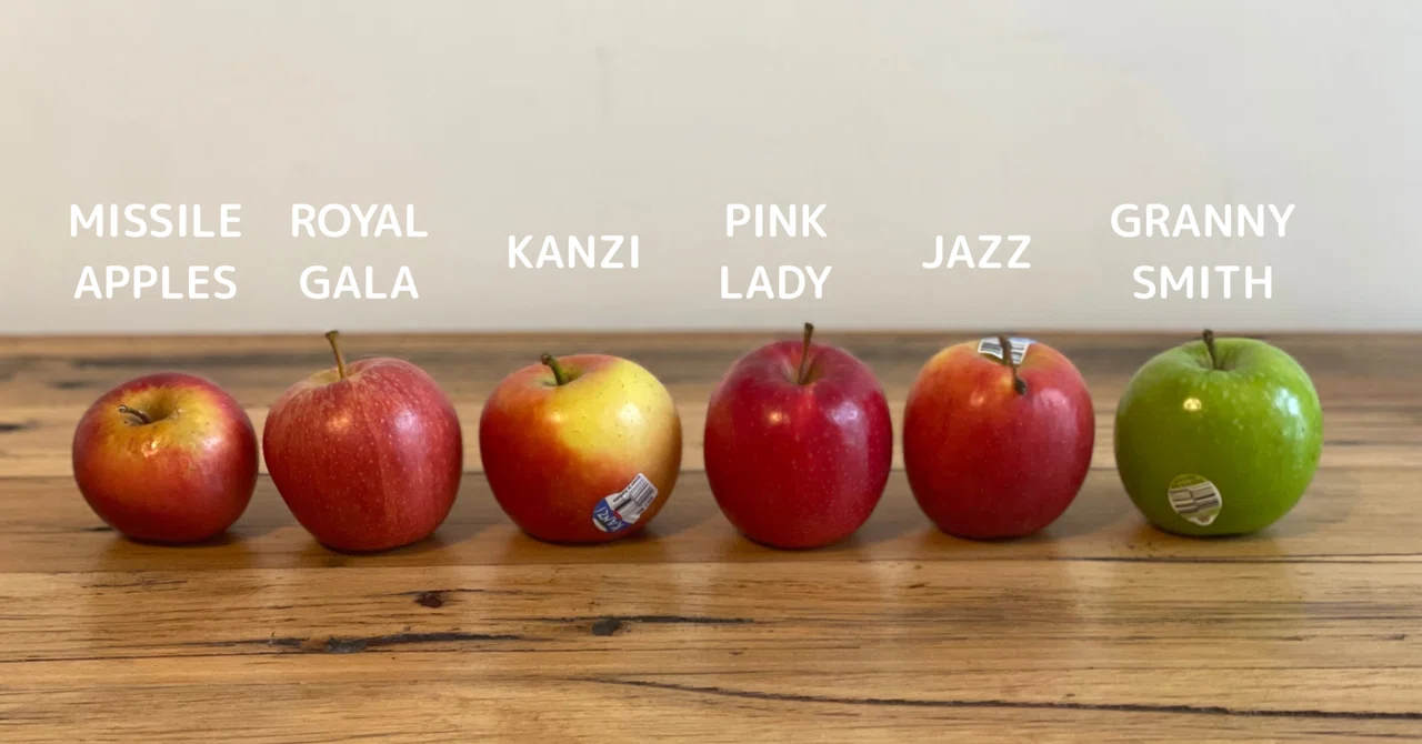 メルボルンのりんごを6種食べ比べてみる／Pink lady・Royal Gala