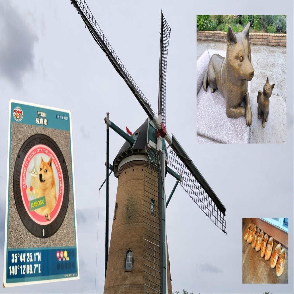 131.「かぼすちゃん」千葉県佐倉市のマンホールカード🐶🐾｜マホカゲくん