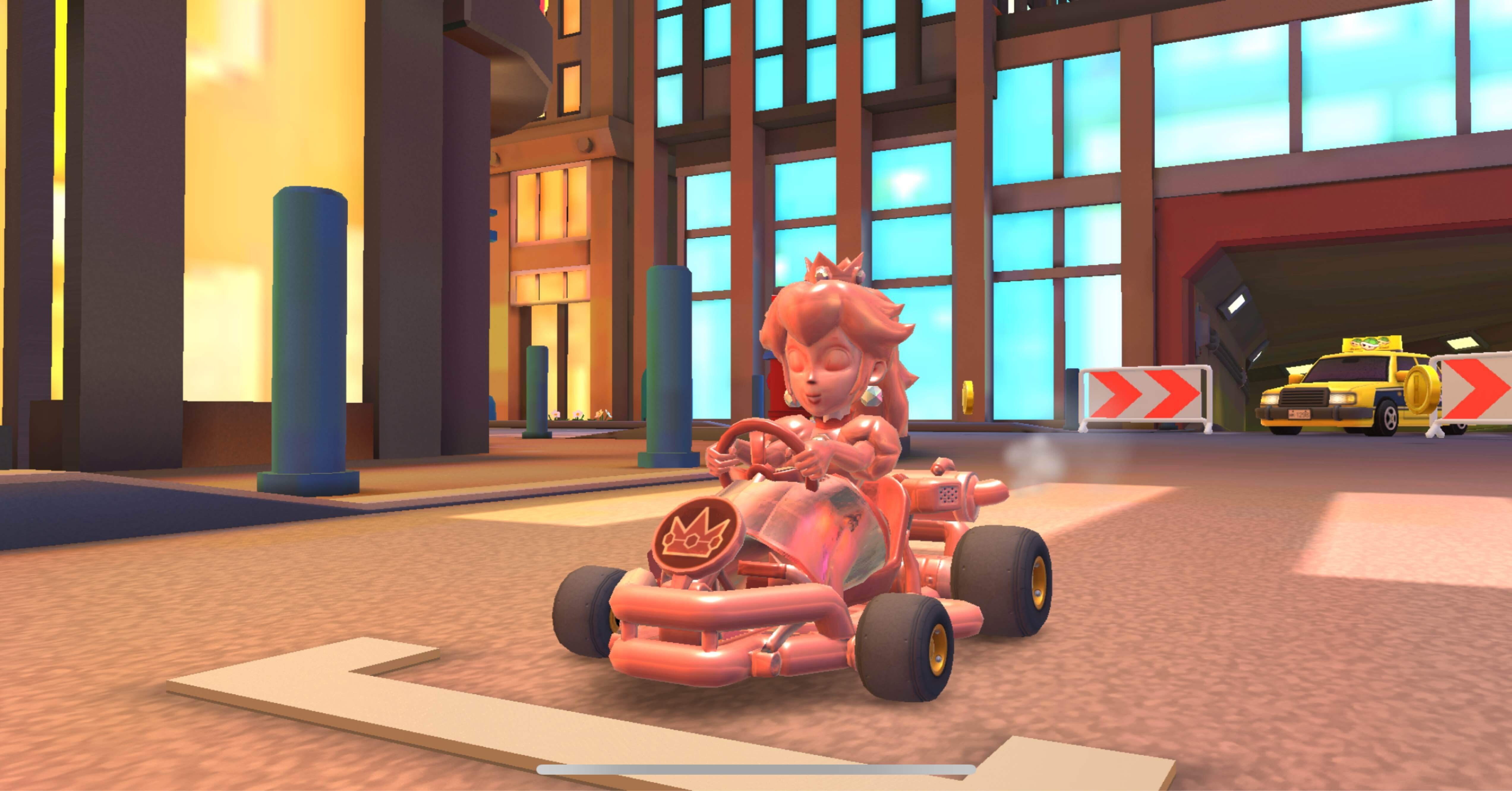 ピンクゴールドピーチ 【マリオカートツアー ドライバー情報】｜cm