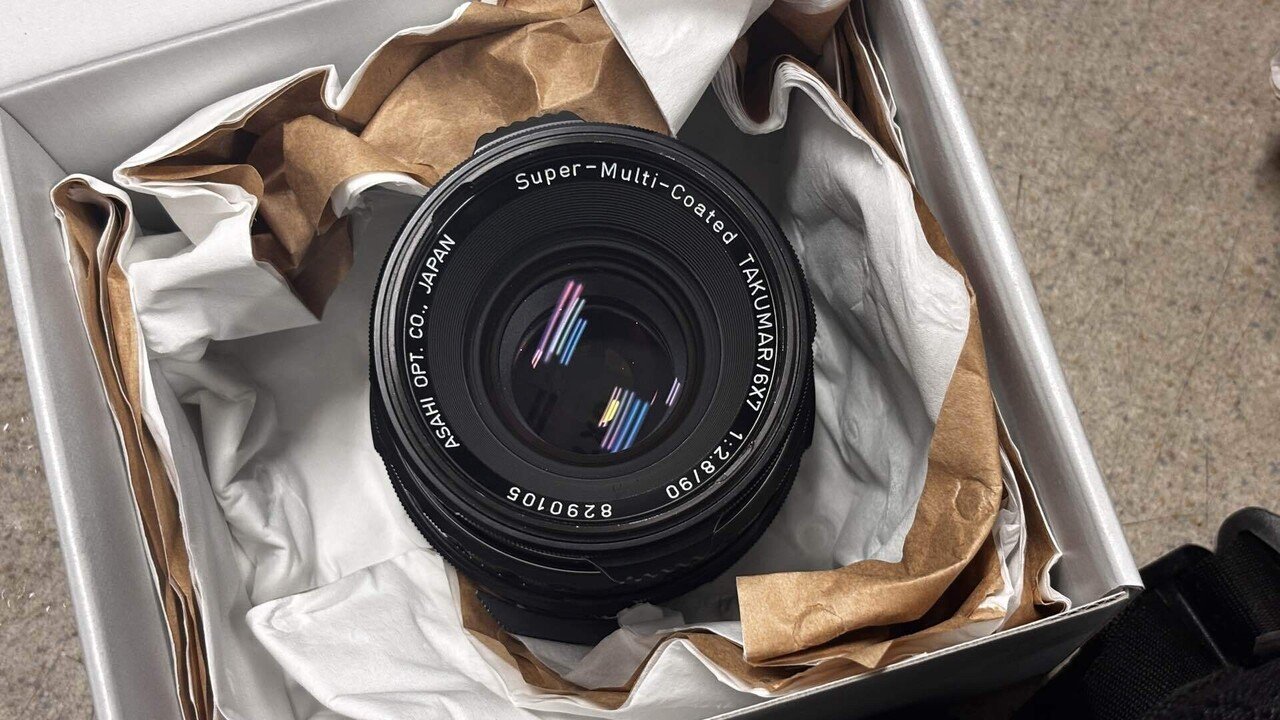 ☆ジャンク【PENTAX】SMC TAKUMAR 90mm F2.8 中判レンズ Asahi Pentax SMC Takumar 6x7 90mm F/2.8 Lens #53139C6