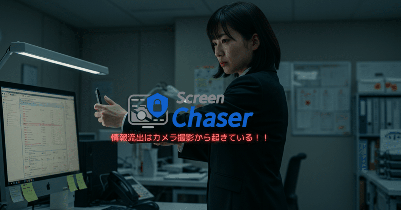 不用意なPC撮影から情報漏えい！！