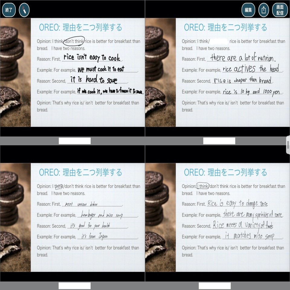 幸せを呼ぶ英語writing Oreoから楽しもう 江藤 由布 ゆう Note