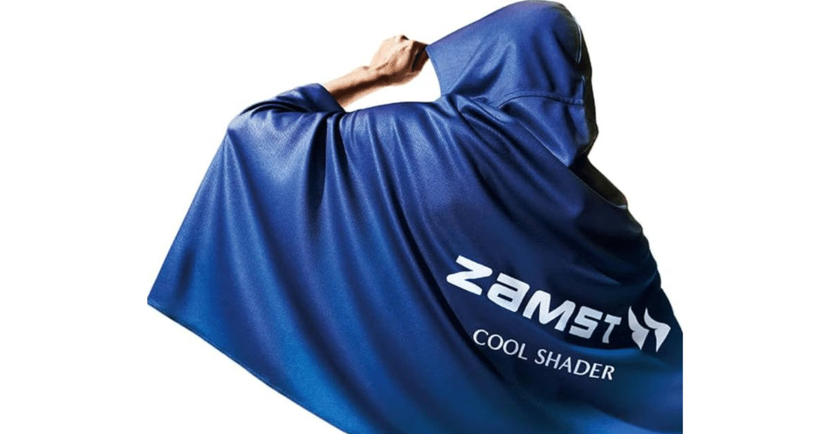 ザムスト　クールシェイダー　冷感ポンチョ COOL SHADER 冷感ポンチョ（冷感タオル） スポーツ中の暑さ
