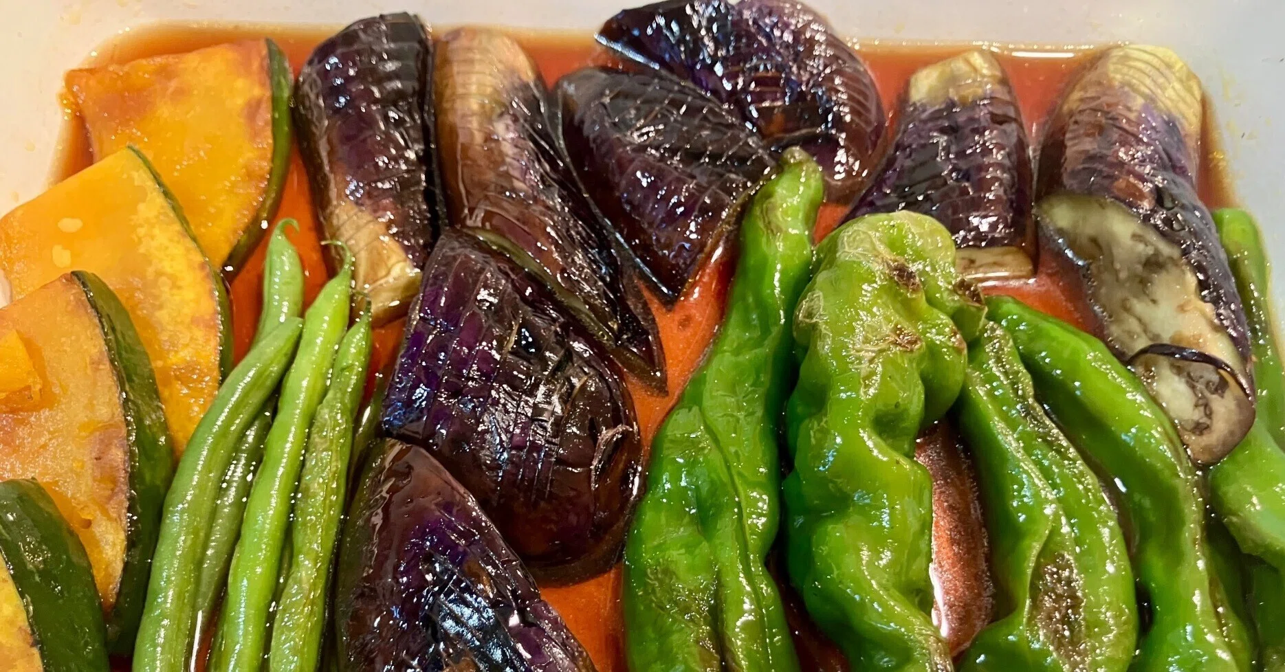 副菜レシピ】夏野菜の焼きびたし｜lino