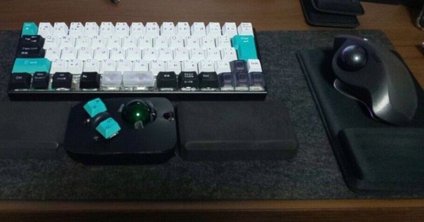 マウス・トラックボール keyball61 Keyball61にトラックボールにマウス機能を追加する | ただの戯言。