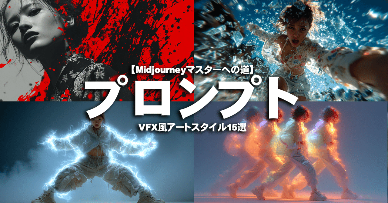 Midjourneyプロンプト】VFX風アートスタイル15選