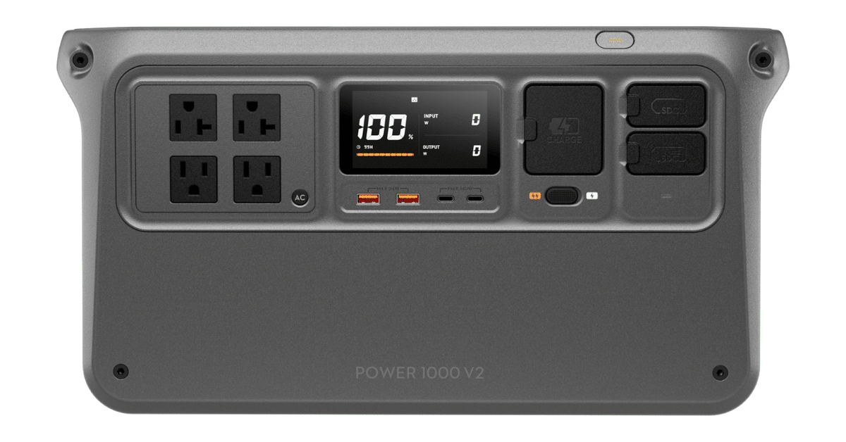 DJI Power 1000 V2：進化したポータブル電源で、どこでも