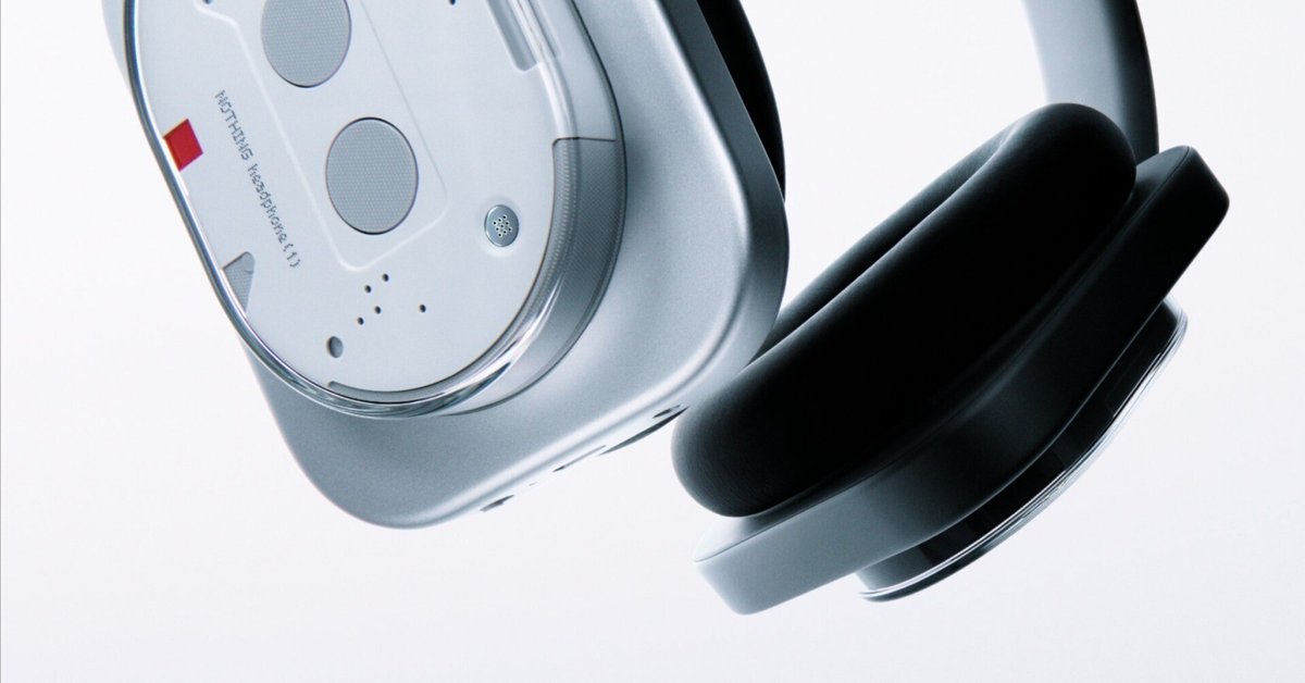 Nothingが初のオーバーイヤーヘッドホン「Headphone (1)」を発表