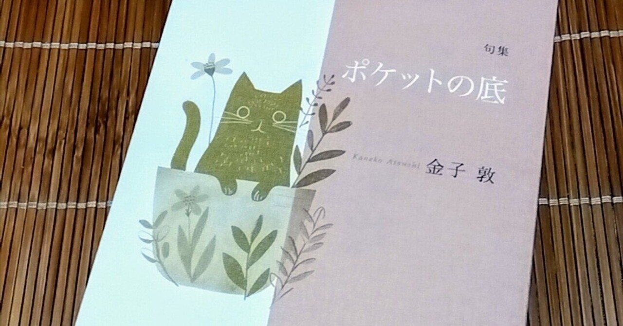 共に生きる一瞬を十七音に：金子敦句集『ポケットの底』｜あんこ