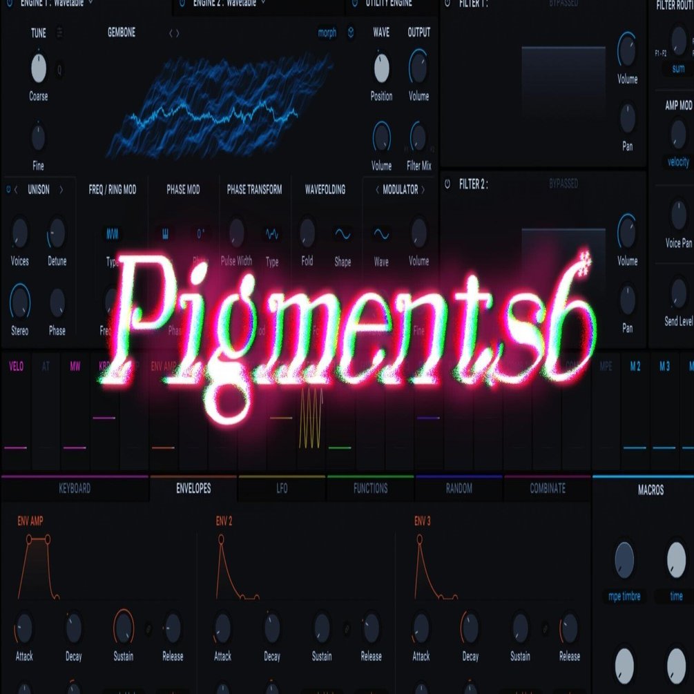 Pigments 6】シンセで音が溶け合う【プリセットあり】｜レーシー@曲を