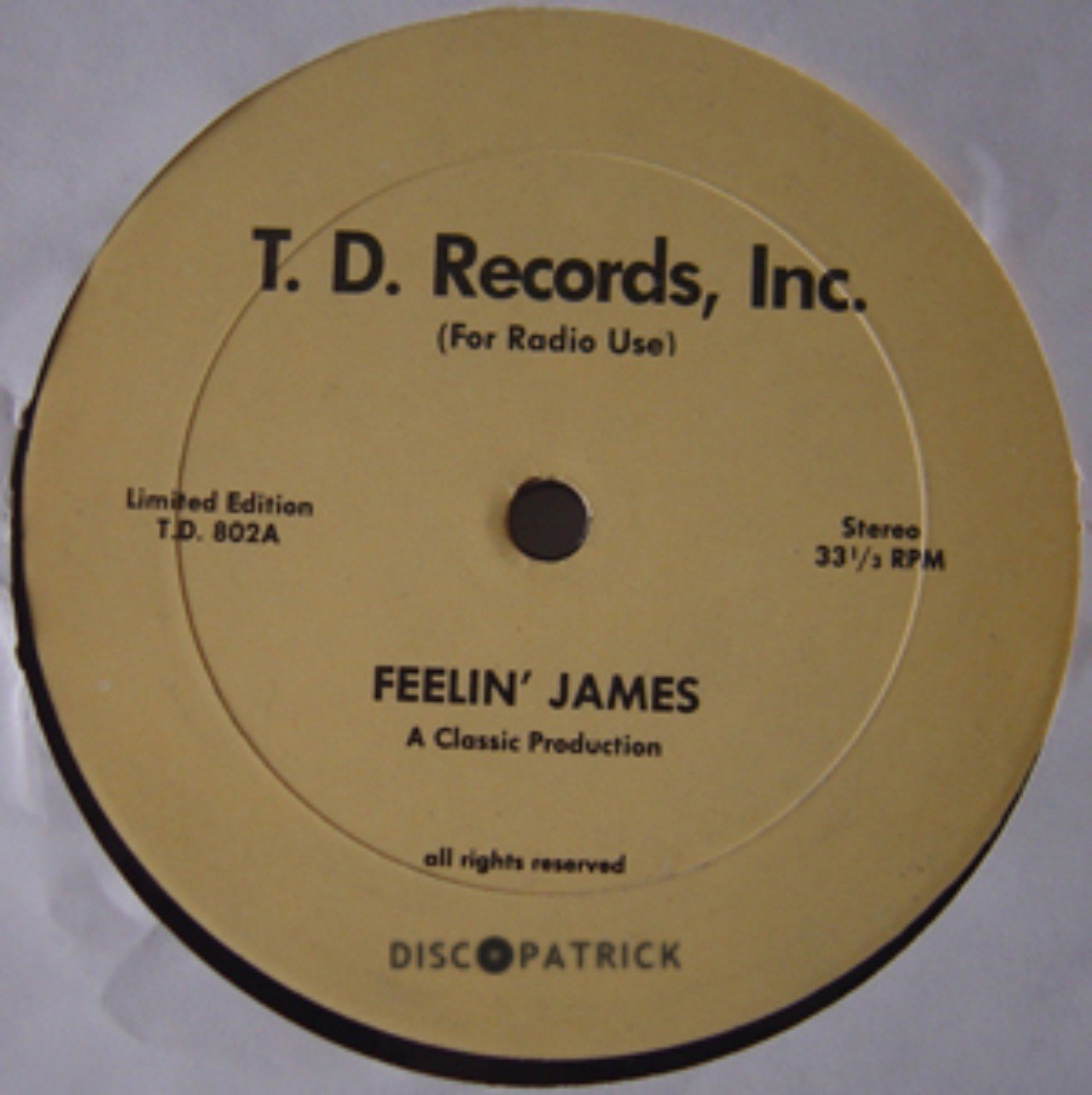 Feelin' James｜DELIC RECORDS/イシヤマヨシアキ