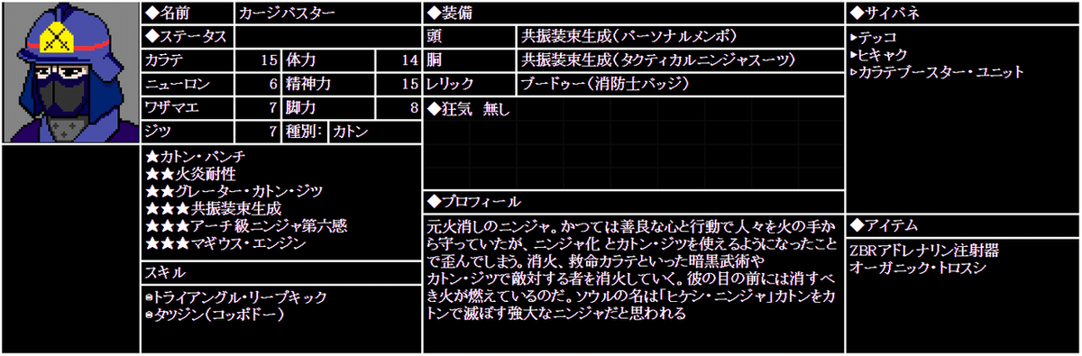 ステータス　KB