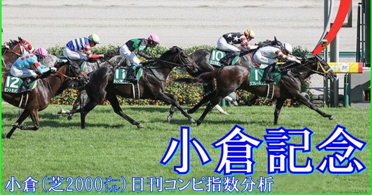 2025 小倉記念（G3）】日刊馬番コンピ指数分析予想篇｜Haya