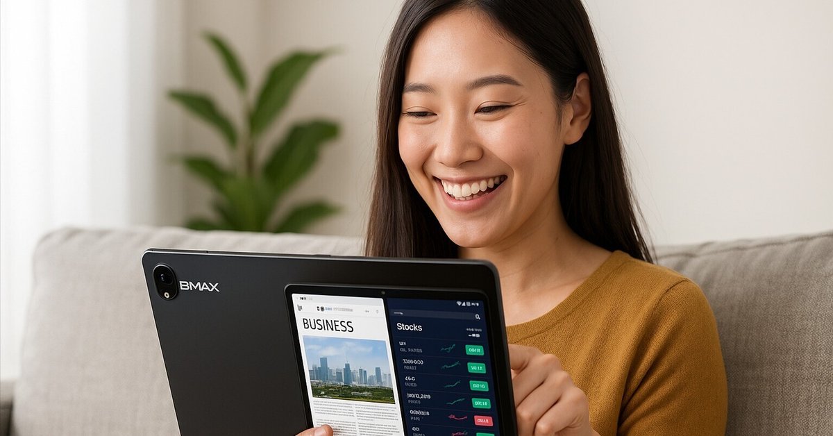 Bmaxの10インチ Android 15タブレット 生活を彩る多機能デバイス